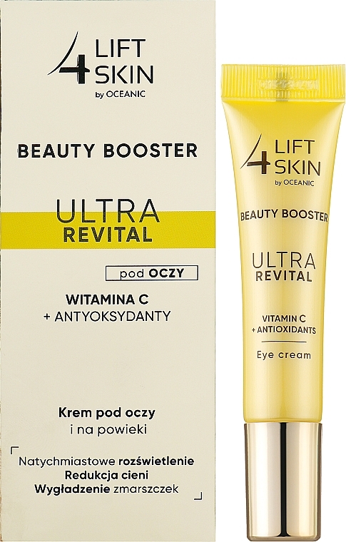 Krem pod oczy z witaminą C i przeciwutleniaczami - Lift 4 Skin Beauty Booster Ultra Revital Vitamin C + Antioxidants — Zdjęcie N2