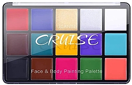 Kup Paleta kremowych cieni do twarzy i ciała, 15 kolorów - Ucanbe Cruise Palette Face & Body Painting