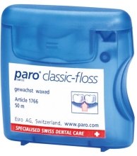 Medyczna nić dentystyczna, parafinowa, z miętą - Paro Swiss Classic Floss — Zdjęcie N1