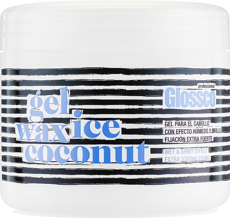 Ekstra mocny żel-wosk z kokosem - Glossco Gel Wax Ice Coconut — Zdjęcie N3