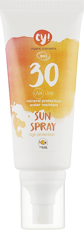 Spray przeciwsłoneczny z filtrem mineralnym SPF 30 - Ey! Organic Cosmetics Sunspray — Zdjęcie N2