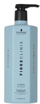 Nawilżający szampon do włosów - Schwarzkopf Professional Fibre Clinix Hydrate Shampoo — Zdjęcie 1000 ml