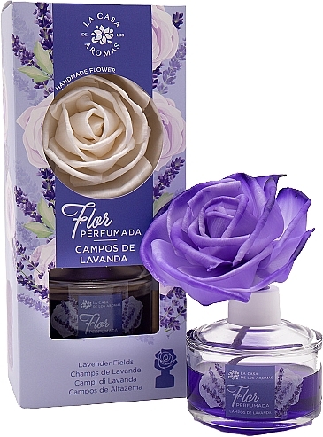 Dyfuzor zapachowy w formie kwiatu Lawenda - La Casa De Los Aromas Flor Lavender Fields — Zdjęcie N1