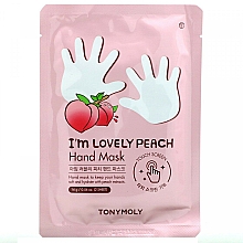 Nawilżająca maska na dłonie - Tony Moly I'm Lovely Peach Hand Mask — Zdjęcie N1