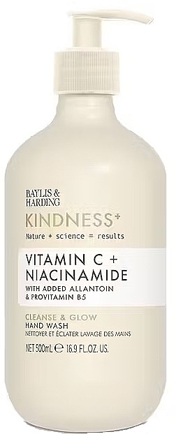 Mydło w płynie do rąk - Baylis & Harding Kindness+ Vitamin C + Niacinamide Hand Wash — Zdjęcie N1