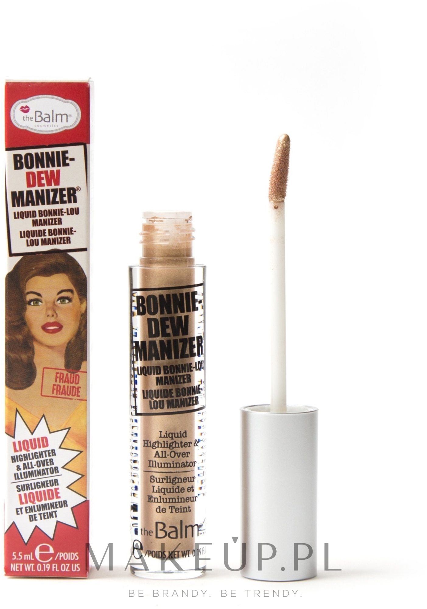 Płynny rozświetlacz - theBalm Bonnie-Dew Manizer Liquid Highlighter and All-Over Illuminator — Zdjęcie 5.5 ml