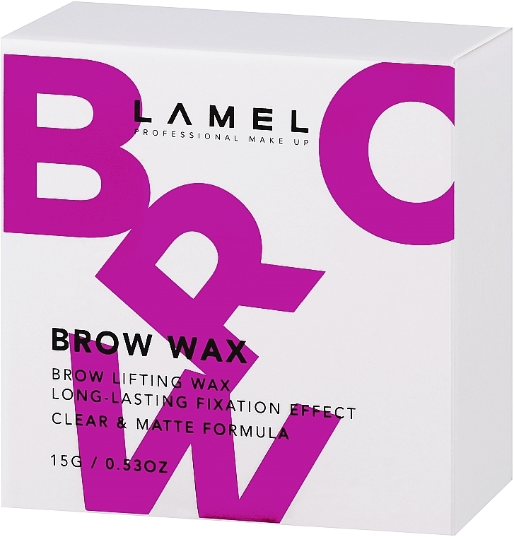 Utrwalający wosk do brwi - LAMEL Make Up Brow Lifting Wax — Zdjęcie N6