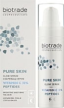 Serum z witaminą C 15% i peptydami dla rozświetlenia skóry - Biotrade Pure Skin — Zdjęcie N2