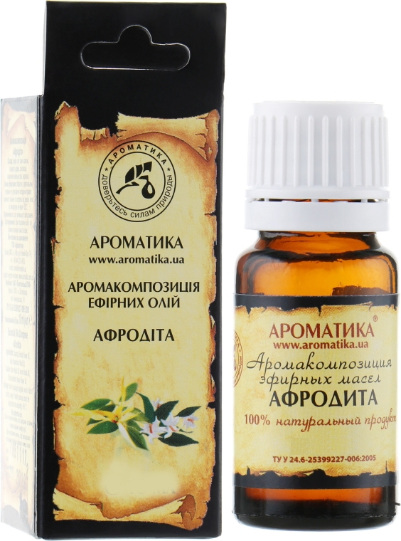 Kompleks naturalnych olejków eterycznych Afrodyta - Aromatika — Zdjęcie N1