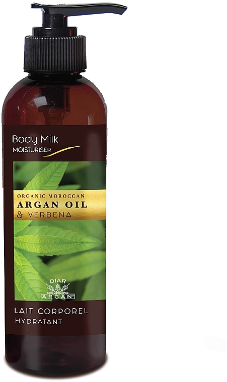Nawilżające mleczko do ciała z olejem arganowym i werbeną - Diar Argan Moisturiser Body Milk With Argan Oil & Verbena — Zdjęcie N1