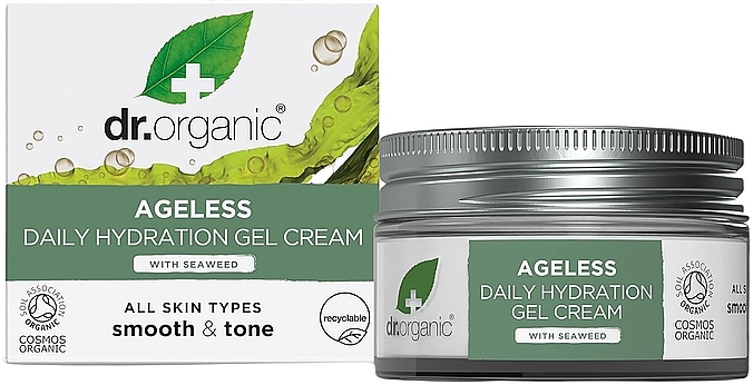 Żel-krem na dzień do twarzy - Dr. Organic Ageless Daily Hydration Gel Cream — Zdjęcie N1