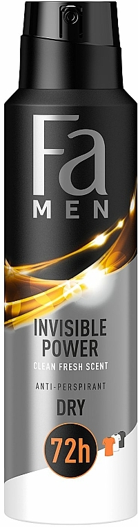 Antyperspirant w sprayu dla mężczyzn - Fa Men Xtreme Invisible Antiperspirant Spray