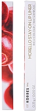 Automatyczna konturówka do ust - Korres Morello Stay-On Lip Liner Rich Colour Waterproof — Zdjęcie N2
