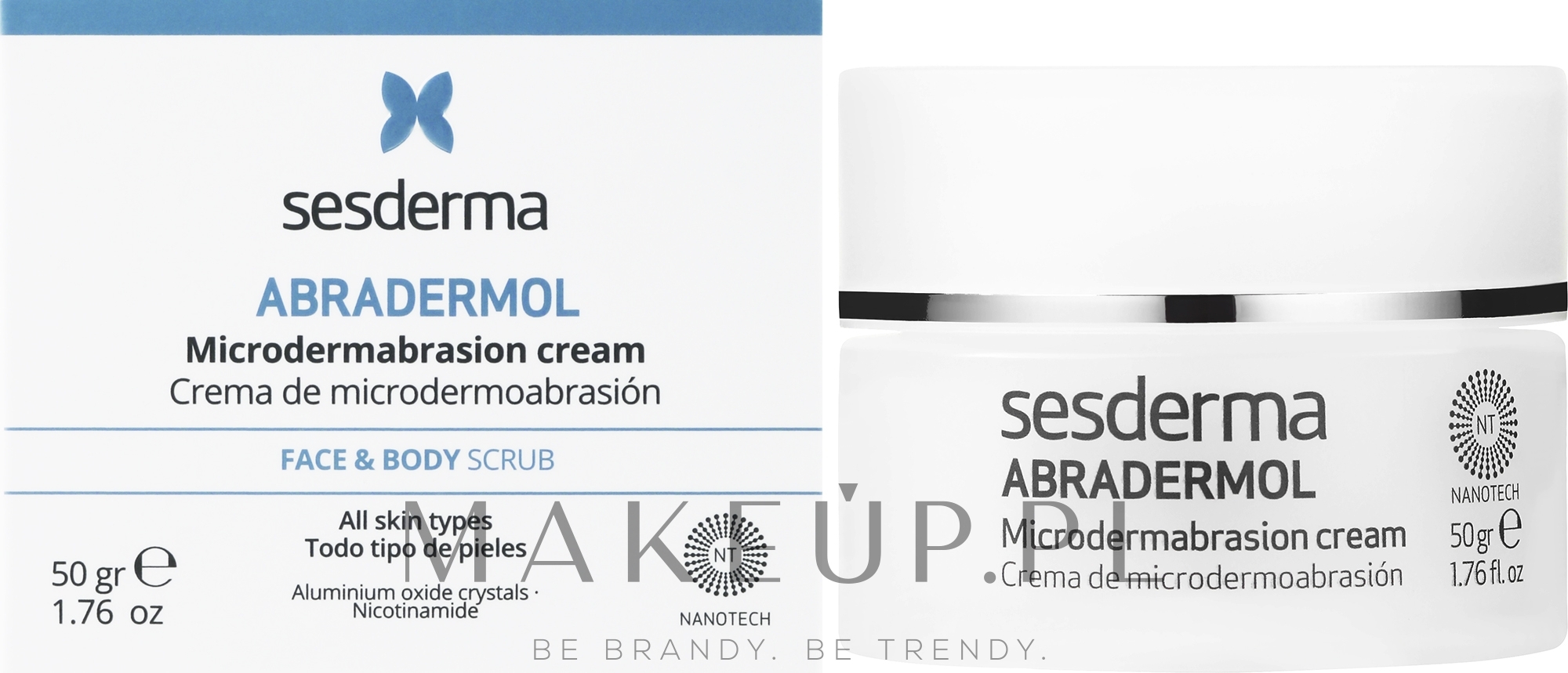 Krem mikrodermabrazja do twarzy i ciała - SesDerma Laboratories Abradermol Microdermabrasion Cream — Zdjęcie 50 g