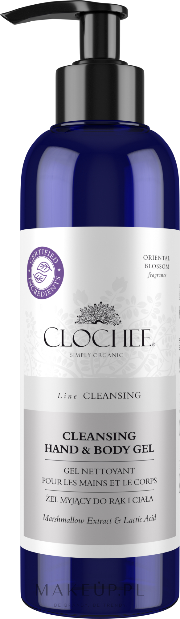 Żel do mycia rąk i ciała o zapachu kwiatów orientalnych - Clochee Cleansing Hand & Body Gel — Zdjęcie 250 ml