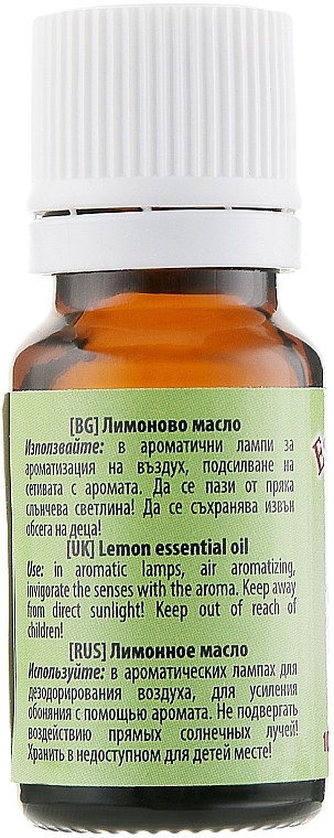 Olejek eteryczny, Cytryna - Bulgarian Rose Lemon Essential Oil — Zdjęcie N2