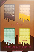 Kup Zestaw - I Heart Revolution Chocolate Bar Fizzer Kit (bath/fiz/4x110g)