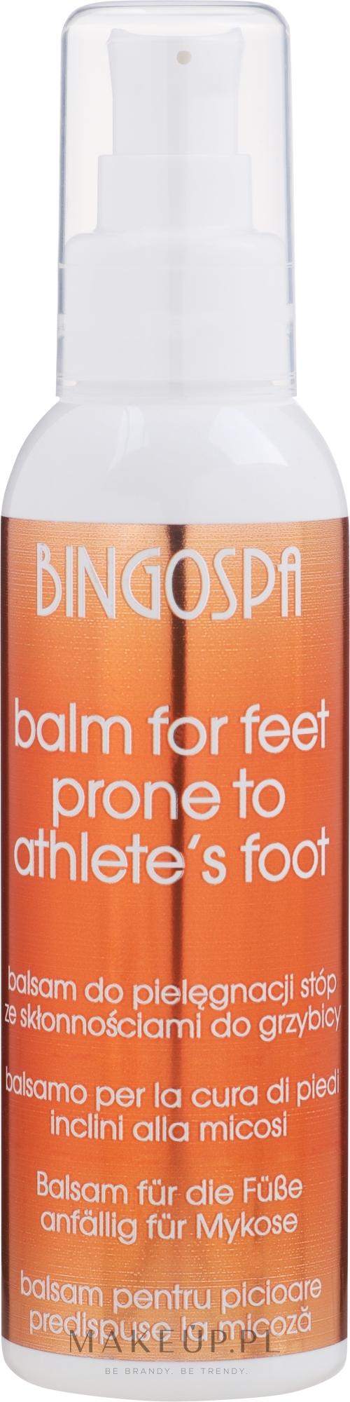 Balsam do pielęgnacji stóp ze skłonnościami do grzybicy i pękania naskórka - BingoSpa Balm For Feet Prone To Athlete's Foot — Zdjęcie 135 g