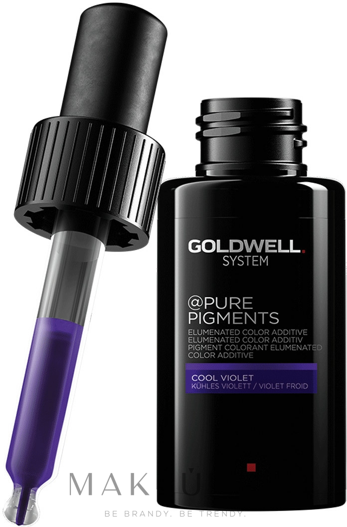 Pigment do farbowania włosów - Goldwell Pure Pigments Elumenated Color Additive — Zdjęcie Cool Violet