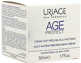 Multifunkcyjny krem peelingujący do twarzy na noc - Uriage Age Protect Multi-Action Peeling Night Cream  — Zdjęcie N2