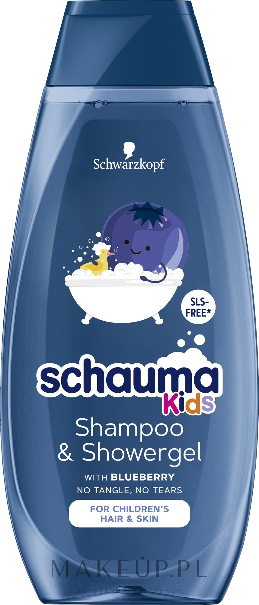 Szampon-żel pod prysznic dla dzieci - Schwarzkopf Schauma Kids Shampoo & Shower Gel With Blueberry — Zdjęcie 400 ml