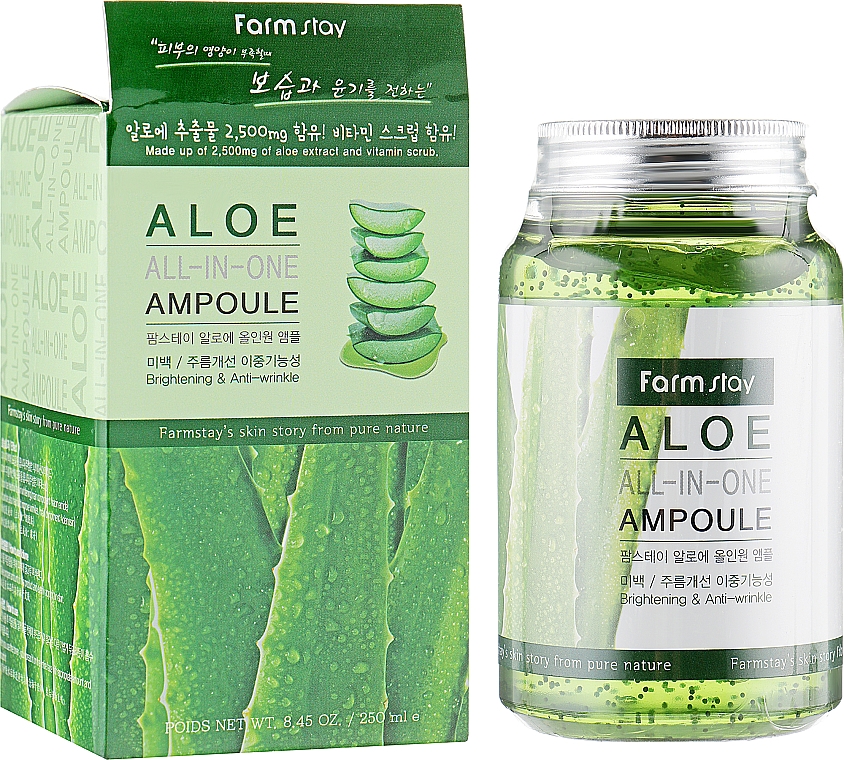 Serum w ampułkach z aloesem - FarmStay Aloe All-In-One Ampoule