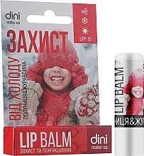 Balsam ochronny do ust Truskawka i żurawina - Dini Lip Balm SPF 15 — Zdjęcie N2