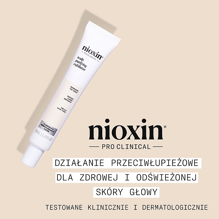 Oczyszczający peeling do skóry głowy - Nioxin Pro Clinical Scalp Purifying Exfoliator — Zdjęcie N2