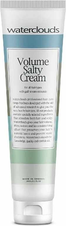 Krem zwiększający objętość włosów - Waterclouds Volume Salty Cream — Zdjęcie N1