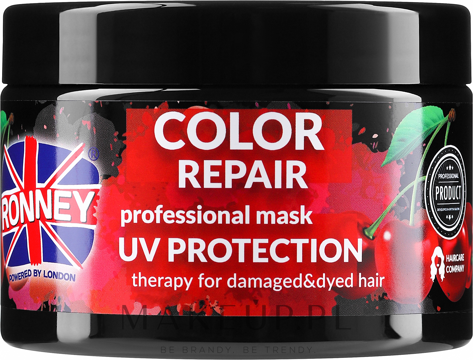 Maska do włosów z ochroną UV - Ronney Professional Color Repair Mask UV Protection — Zdjęcie 300 ml