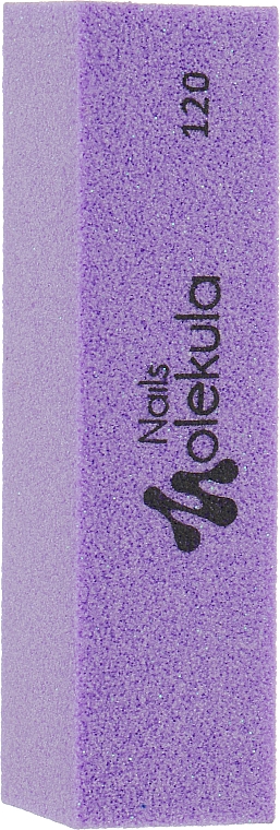 Polerka do paznokci 120/120, M-25, fioletowa - Nails Molekula — Zdjęcie N1