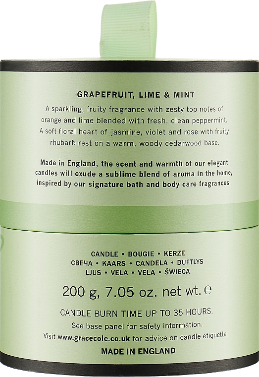 Świeca zapachowa - Grace Cole Grapefruit Lime & Mint — Zdjęcie N4