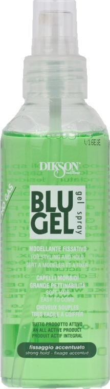 Żel w sprayu do stylizacji włosów - Dikson Blu Gel Spray Strong Fixing — Zdjęcie N1