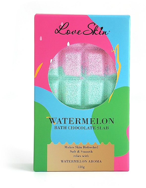 Czekolada do kąpieli - Love Skin Watermelon Bath Chocolate Slab — Zdjęcie N1