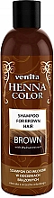 Kup Szampon do włosów w odcieniach brązowych - Venita Henna Color Brown Shampoo
