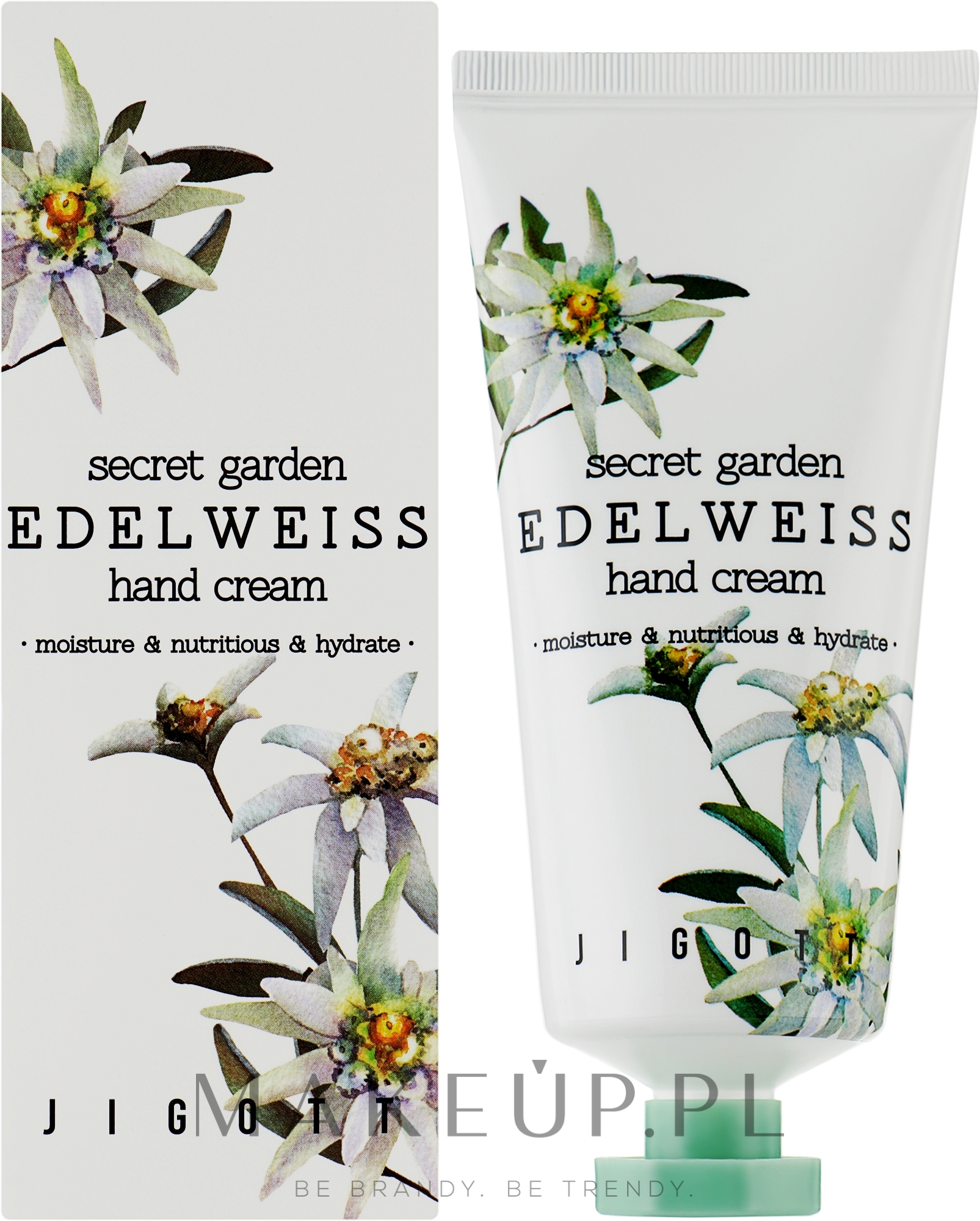Krem do rąk z ekstraktem z szarotki - Jigott Secret Garden Edelweiss Hand Cream — Zdjęcie 100 ml