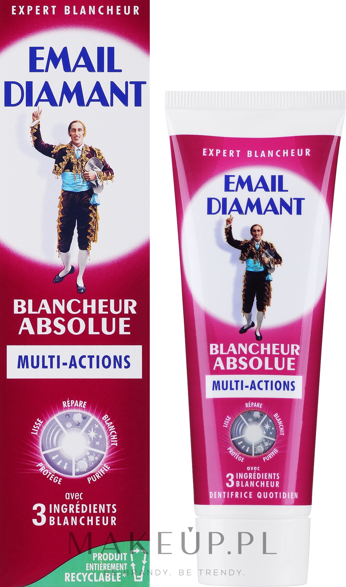 Pasta do zębów Absolutna biel - Email Diamant Dentifrice Blancheur Absolue — Zdjęcie 75 ml