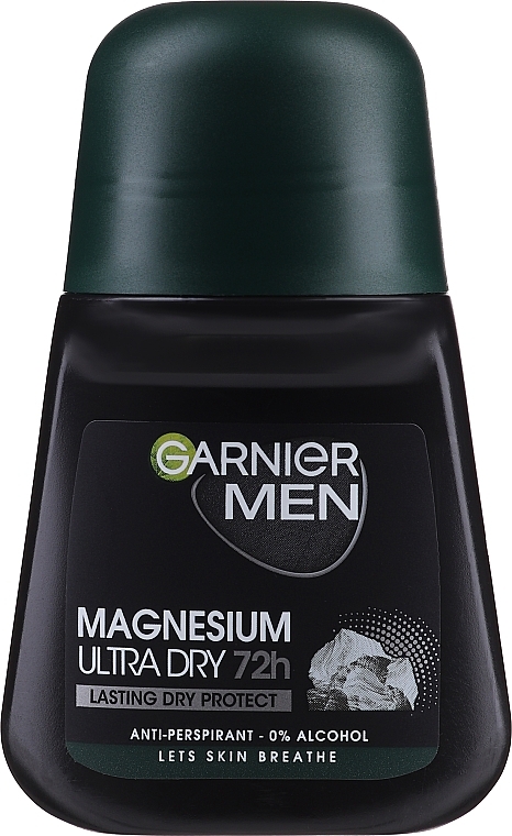 Antyperspirant w kulce dla mężczyzn - Garnier Men Mineral Magnesium Ultra-Dry Anti-Perspirant Roll-On 72h — Zdjęcie N1