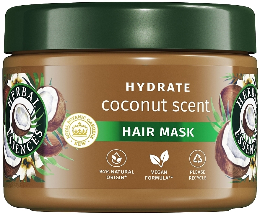 Nawilżająca maska do włosów Kokos - Herbal Essences Hydrate Coconut Scent Hair Mask — Zdjęcie N1