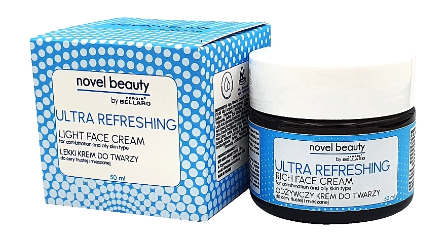 Lekki krem do twarzy - Fergio Bellaro Novel Beauty Rich Face Cream — Zdjęcie N1