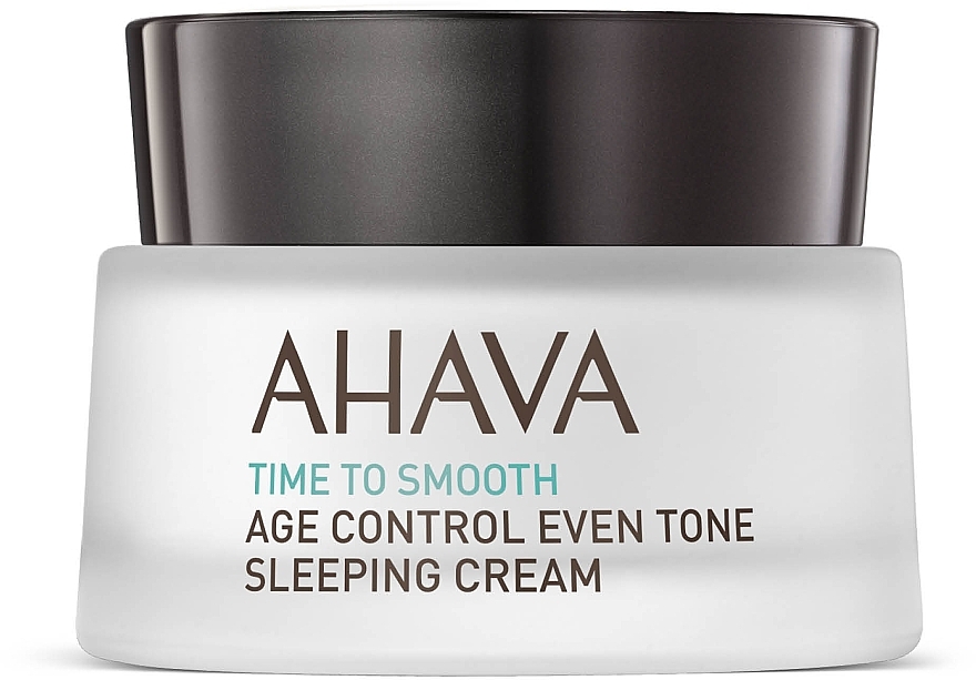 Wygładzający krem na noc korygujący ton skóry - Ahava Age Control Even Tone Sleeping Cream