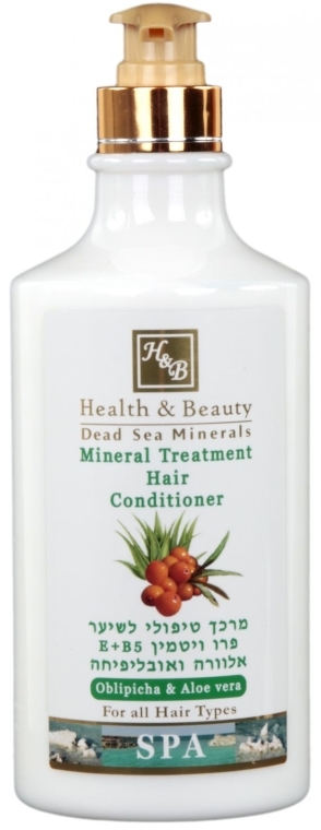 Odżywka na bazie minerałów z Morza Martwego - Health And Beauty Mineral Treatment Hair Conditioner — Zdjęcie N3