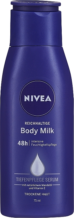 Odżywcze mleczko do ciała - NIVEA Nourishing Body Milk 48H (mini) — Zdjęcie N1