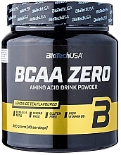 Kup Kompleks aminokwasów w proszku Cytrynowa herbata - BioTechUSA BCAA Zero Lemon Ice Tea Amino Acid Drink Powder 
