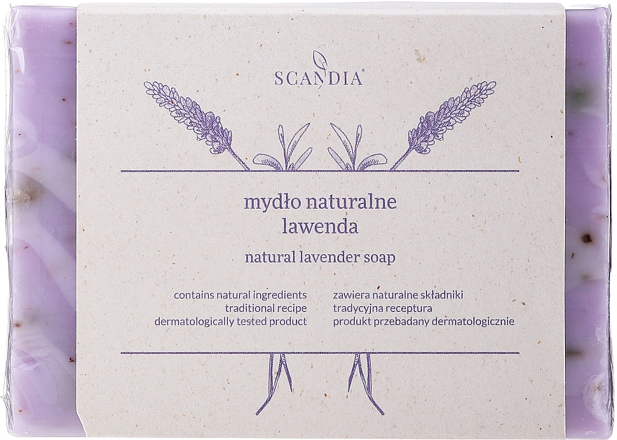 Lawendowe mydło w kostce - Scandia Cosmetics  — Zdjęcie N1