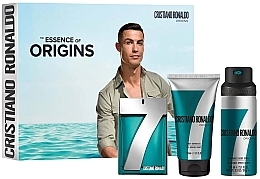 Cristiano Ronaldo CR7 Origins - Zestaw (edt 100 ml + sh/gel 150 ml + b/spray 150 ml) — Zdjęcie N1
