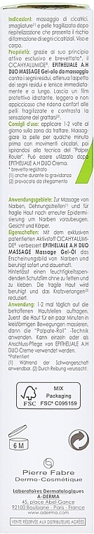 WYPRZEDAŻ Żelowy olejek do masażu przeciw bliznom i rozstępom - A-Derma Epitheliale AH Massage * — Zdjęcie N7