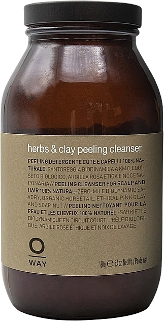 Oczyszczający peeling z ziołami i glinką - Oway Herbs & Clay Peeling Cleanser — Zdjęcie N1