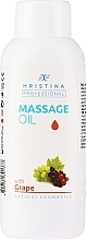 Olejek do masażu Winogrona - Hristina Professional Grape Massage Oil — Zdjęcie N1