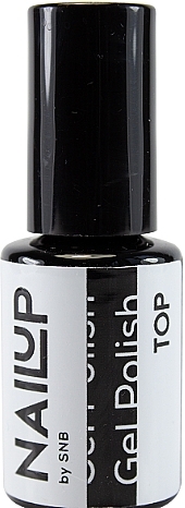 Top coat - SNB Professional Nail Up Top Gel Polish With Tacky Layer  — Zdjęcie N1